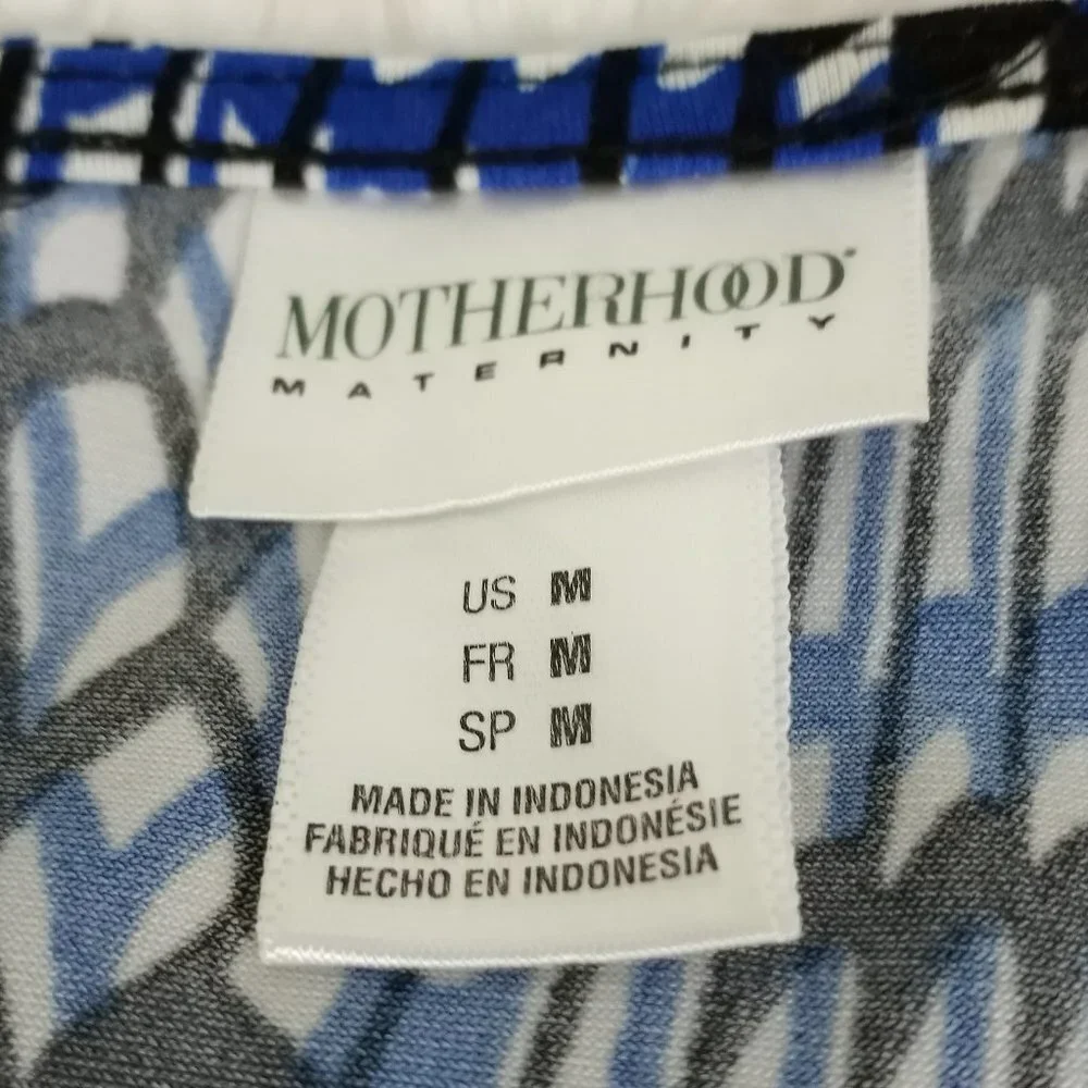 Motherhood Maternity Sleeveless Tunic Blouse Career Drape Neck M - Picture 3 of 6